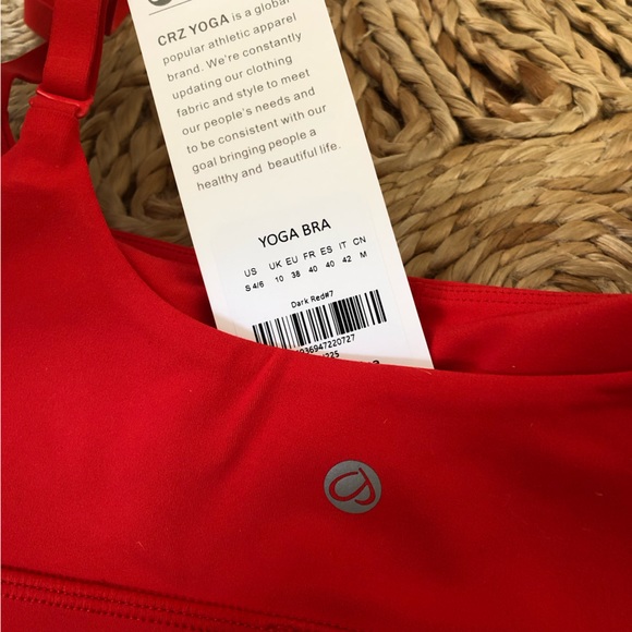 NWT CRZ YOGA Butterluxe Spaghetti Strap Sports Bra - Picture 6 of 6
